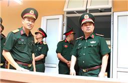Tư lệnh Quân khu kiểm tra tại Bộ CHQS tỉnh Lạng Sơn